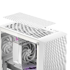 Компьютерный корпус без блока питания PCCOOLER C3B310 WH, Mesh Mid Tower, White, TG, 0.4 SPCC, no fans mATX, mITX 160/340/170мм 1x2.5
