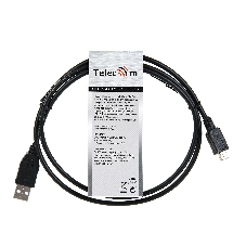 Кабель USB 2.0 A-->mini-B 5P (1м) черный TELECOM/VCOM TC6911BK-1.0M