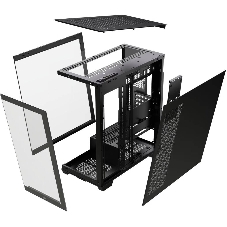 Корпус без блока питания/ Case Corsair 3500X, Midi-Tower, TG, no fan, 2xUSB-A 3.2, 1xUSB 3.2 Type-C, E-ATX, ATX, mATX, mITX Black