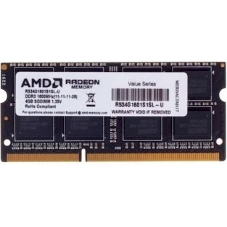 Оперативная память AMD Radeon R5, DDR3L, 4GB (1x4GB), 1600MHz, CL11, SO-DIMM