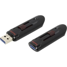 Флешка USB SanDisk CZ600 Cruzer Glide (SDCZ600-016G-G35), 16Gb, USB 3.0, R/W 100/30, черный/красный