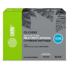 Картридж струйный Cactus CS-CH563 №122XL черный (18 мл.) для HP DeskJet 1050/2050/2050s