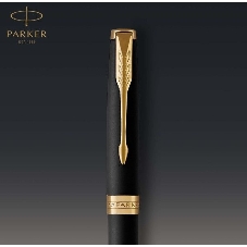 Ручка шариковая Parker Sonnet Core K528 (CW1931519) Matte Black GT M, черные чернила, подарочная коробка
