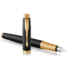 Ручка перьевая Parker IM Premium F323 (CW1931646) Black GT, F, сталь нержавеющая, подарочная коробка
