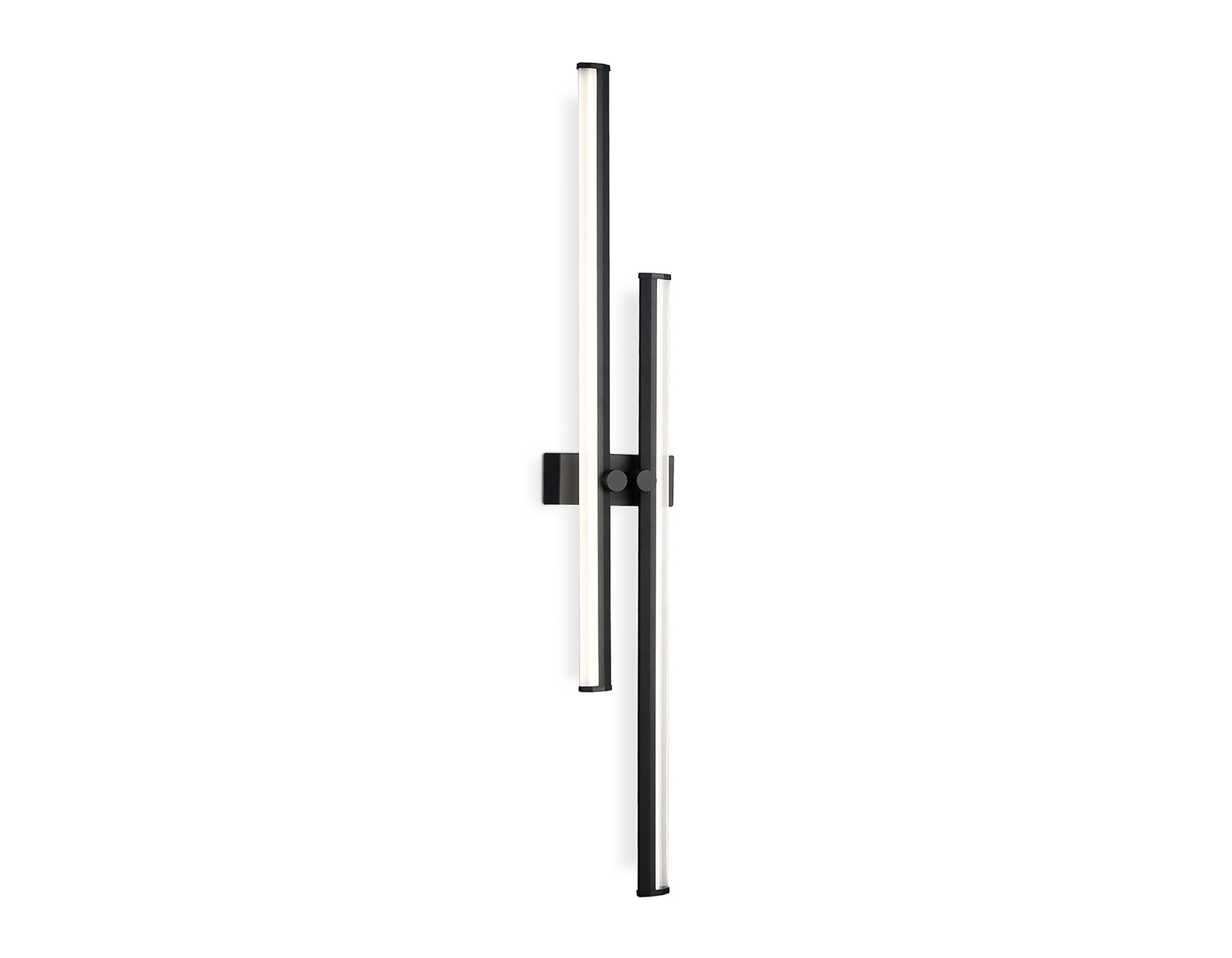 Настенный светодиодный светильник Ambrella light FL6162 BK черный 28W 3000K-6400K 810*120*65