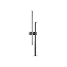 Настенный светодиодный светильник Ambrella light FL6162 BK черный 28W 3000K-6400K 810*120*65