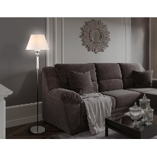 Светильник Ambrella light LH71008 BN/WH никель/белый E27 max 60W D360*1550
