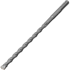 Бур по бетону Denzel двойная спираль, Cobalt W-tip, 10x210 мм, SDS PLUS