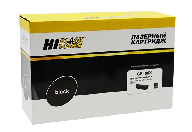 Картридж HP LJ Enterprise 500 color M551n/M575dn (Hi-Black) CE400X, BK, 11K     