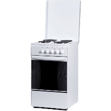 Плита электрическая Flama AE 1409 W белый, конфорок 4 электрических, духовка 50 л, 50 см x 85 см x 60 см