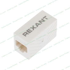 Проходной адаптер Rexant RJ-45(8P-8C), UTP неэкранированный, cat.6, (гнездо-гнездо)
