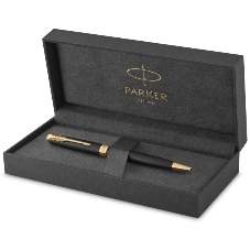Ручка шариковая Parker Sonnet Core K528 (CW1931519) Matte Black GT M, черные чернила, подарочная коробка