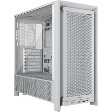 Компьютерный корпус без блока питания Corsair Frame 4000D, Midi-Tower, TG, no fan, 2xUSB-A 3.2, 1xUSB 3.2 Type-C, E-ATX, ATX, mATX, mITX White