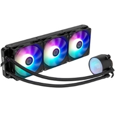 Система жидкостного охлаждения PcCooler DA360 BK ARGb Soc-AM5/AM4/1200/1700/1851 черный 4-pin Al 300W Ret (DA360-BKAWXX-GL)