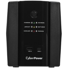 Источник бесперебойного питания CyberPower UT1500EIG/1500 ВА/900 Вт/USB/RJ-11/RJ-45/6xIEC 320 C13 (компьютерная)