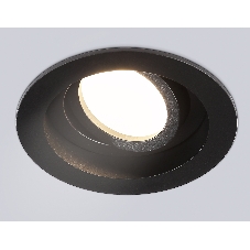 Встраиваемый поворотный точечный светильник Ambrella light TN102756 BK черный IP20 GU5.3 D98*32