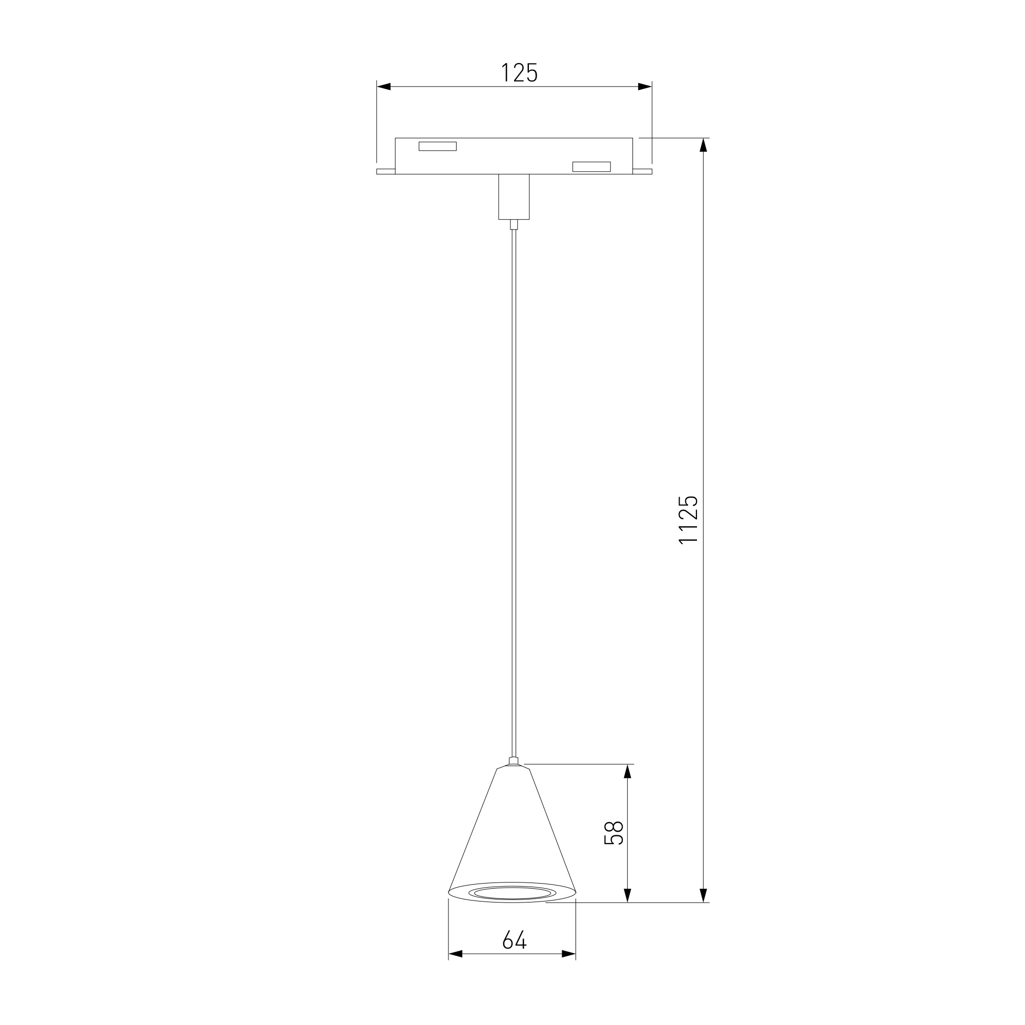 Трековый светильник Slim Magnetic 5W 4200K Event (латунь) 85039/01