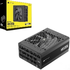 Блоки питания/ Power Supply Corsair HX1200i Ultra-Low Noise, Model RPS0202, 1200W 80+ Platinum (ATX, 3.1, PCIe 5.1, Full modular, 1x24(20+4)pin, 2x12V-2x6, 1x16-pin PCIe, 2x4+4-pin CPU +12V (EPS), 6x4-pin Molex, 5x6+2-pin PCIe, 8xSATA3, 1xUSB (Type-C), Active, 140x140mm, 200x150x86mm, APFC, Power cable-EU, black)