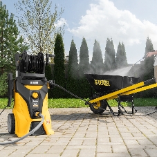 Мойка высокого давления Denzel R-210iD, 2600 Вт, 210 бар, 8,0 л/мин, асинх. двиг., бараб.