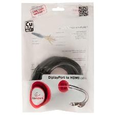 Кабель DisplayPort-HDMI Gembird/Cablexpert 3м, 20M/19M, черный, экран, пакет