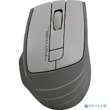 Мышь беспроводная A4Tech Fstyler FG30 белый/серый, 2000 dpi, радиоканал, USB, кнопки - 5