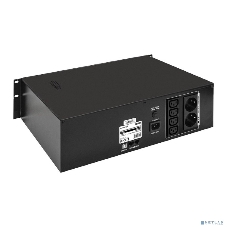 Источник бесперебойного питания ExeGate EX293056RUS ServerRM UNL-1500.LCD.AVR.2SH.4C13.RJ.USB.3U 1500VA/900W, LCD, AVR, 2*Schuko+4*C13, RJ45/11, USB, 3U, установка в стойку, черный
