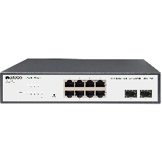 Коммутатор настраиваемый L2 8x1000Base-T, 2x1000Base-X SFP, комплект для установки в 19