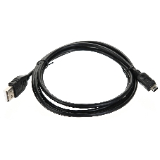 Кабель USB 2.0 A-->mini-B 5P (1.8 м) черный, Telecom TC6911BK-1.8M