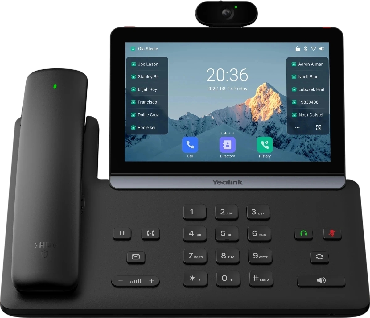 Телефон YEALINK SIP-T88V Pro, видеотерминал, 7