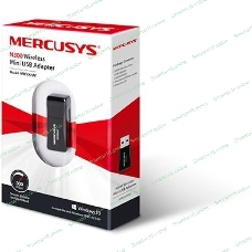 Сетевой адаптер USB2.0 адаптер Mercusys MW300UM, 300 Мбит/с, компактный