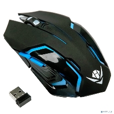 Мышь беспроводная Nakatomi MROG-20UR черный, 2400 dpi, радиоканал, USB, кнопки - 6