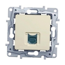 Розетка компьютерная RJ45 кат. 5 UTP, сл. кость ETIKA