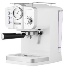 Кофеварка рожковая Maunfeld MF-735WH PRO белый, исп. кофе - молотый, 1.25 л, 1100 Вт, 15 бар