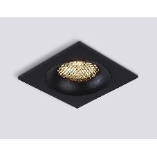 Светильник встраиваемый Ambrella light TN102729 BK черный GU5.3 92*92*23