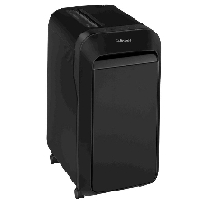 Шредер Fellowes PowerShred LX220 черный (секр.P-4)/перекрестный/20лист./30лтр./скрепки/скобы/пл.карты