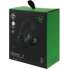 Гарнитура Razer Kraken V3 X (2022) чёрный, проводная, USB, подсветка