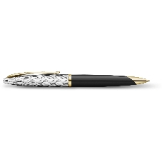 Ручка шариков. Waterman Reflections of Paris Carene DeLuxe (2200946) Black GT M син. черн. подар.кор.