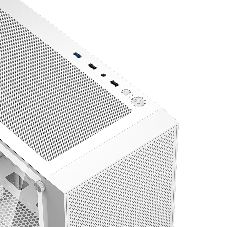 Компьютерный корпус без блока питания PCCOOLER C3B310 WH, Mesh Mid Tower, White, TG, 0.4 SPCC, no fans mATX, mITX 160/340/170мм 1x2.5