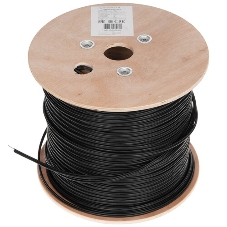 Кабель информационный Lanmaster TWT-5EUTP-OUT-TR кат.5е U/UTP не экранированный 4X2X24AWG PE внешний 305м черный