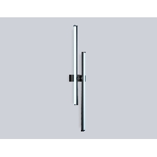 Настенный светодиодный светильник Ambrella light FL6162 BK черный 28W 3000K-6400K 810*120*65