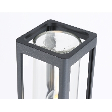 Светильник Ambrella light ST2409 GR/CL серый/прозрачный IP54 E27 max 40W 110*110*350