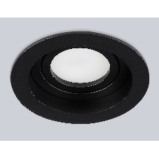 Встраиваемый поворотный точечный светильник Ambrella light TN102756 BK черный IP20 GU5.3 D98*32