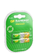 Аккумулятор GP 270AAHCRGY-2CRCB2 AA NiMH 2650mAh (2шт)