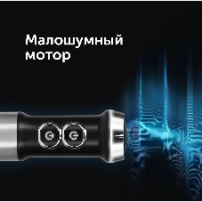 Блендер погружной Red Solution HB2901 серебристый/черный, 1200 Вт, 20 скоростей, турбо