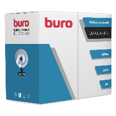 Кабель сетевой Buro BU-CCA-042 UTP 4 пары cat5E solid 0.42мм 305м серый