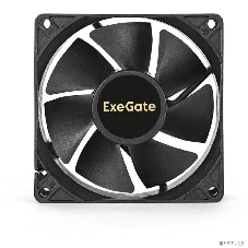 Вентилятор для корпуса ExeGate EX08025S2P черный, 80 мм, 2200 об/мин, 22.5 дБ, 2 pin