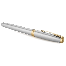 Ручка перьевая Parker Sonnet Core F527 (CW1931504) Stainless Steel GT, F, сталь нержавеющая, подарочная коробка
