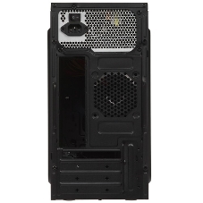 Компьютерный корпус с блоком питания 450Вт. Сase Forza mATX, 450W, 2xUSB 3.0, Black, w/o FAN, 12 см fan PSU, power cord