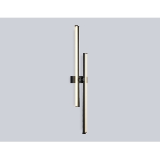 Настенный светодиодный светильник Ambrella light FL6162 BK черный 28W 3000K-6400K 810*120*65