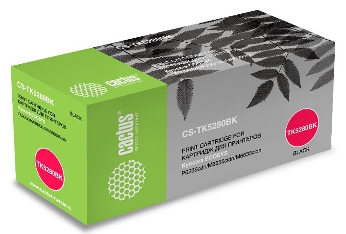 Картридж лазерный Cactus CS-TK5280BK черный (13000 стр.) для Kyocera ECOSYS P6235cdn, M6235cidn, M6635cidn